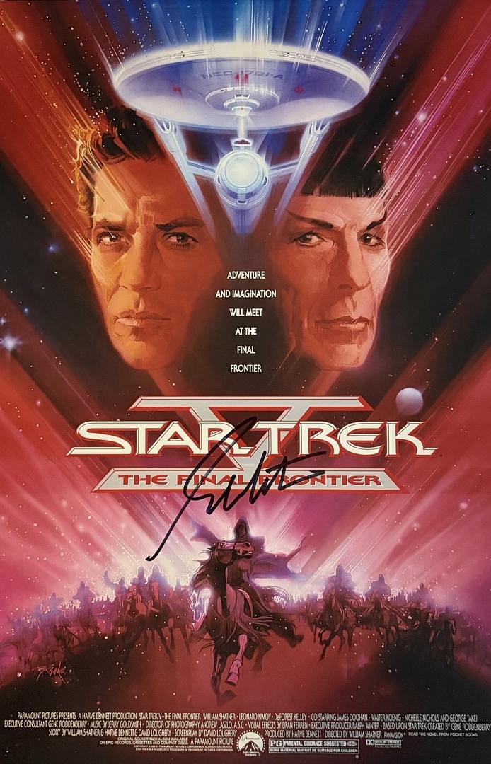 William Shatner Signed 11x17 Photo (Star Trek - The Final Frontier) - JSA COA